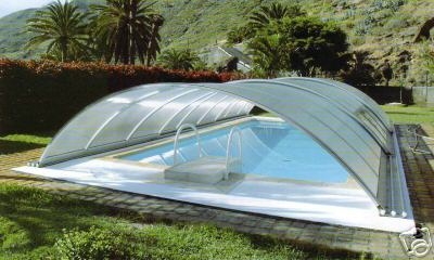 Campana Sieger 1 Poolüberdachung 3,80 x 6,40 x 1,05 m Campana Sieger 1 Poolüberdachung 3,80 x 6,40 x 1,05 m