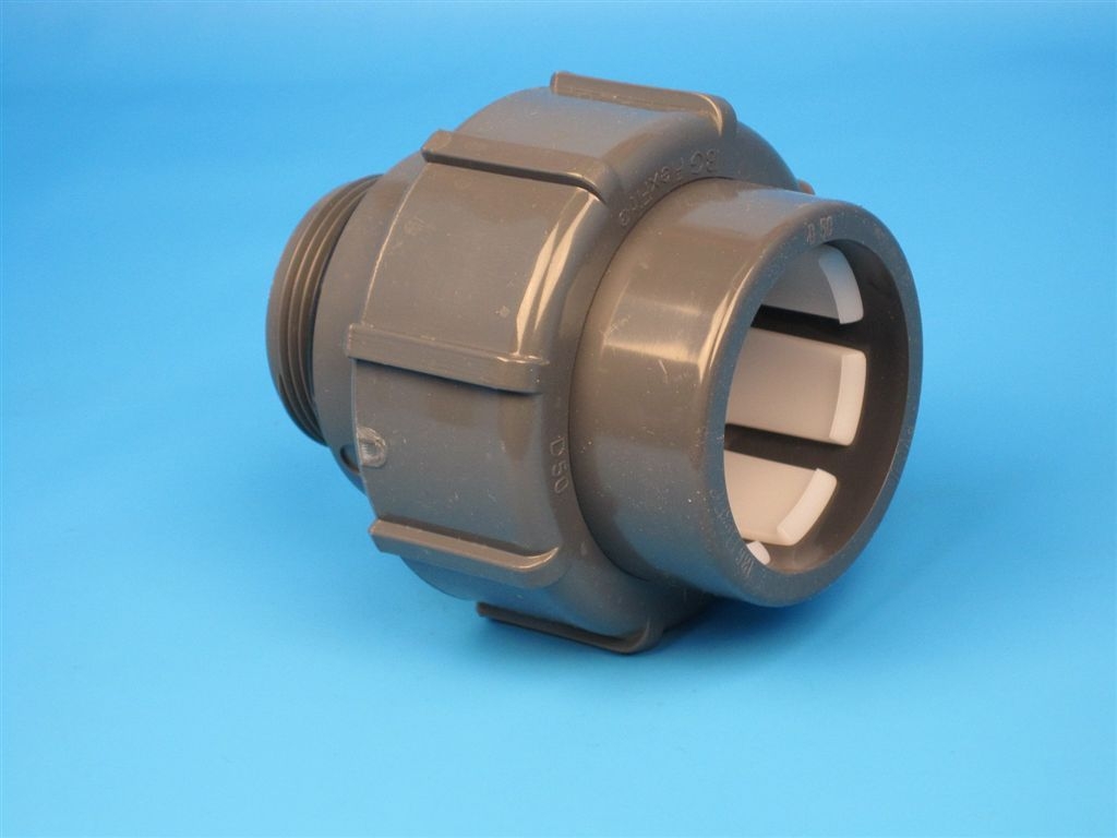 Übergangsverschraubung Klemm 50 x 1 1/2" AG Übergangsverschraubung Klemm 50 x 1 1/2" AG