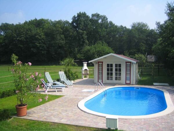 Ovalbecken-Set Swim 4,00 x 8,00 x 1,50 m 0,8 mm